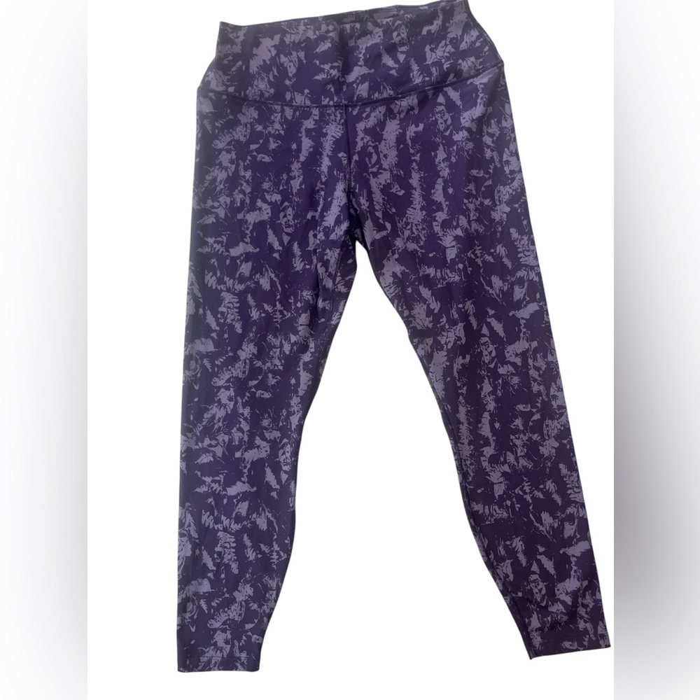 EUC Nike Dri Fit 7/8 purple high waisted leggings - Picture 6 of 12